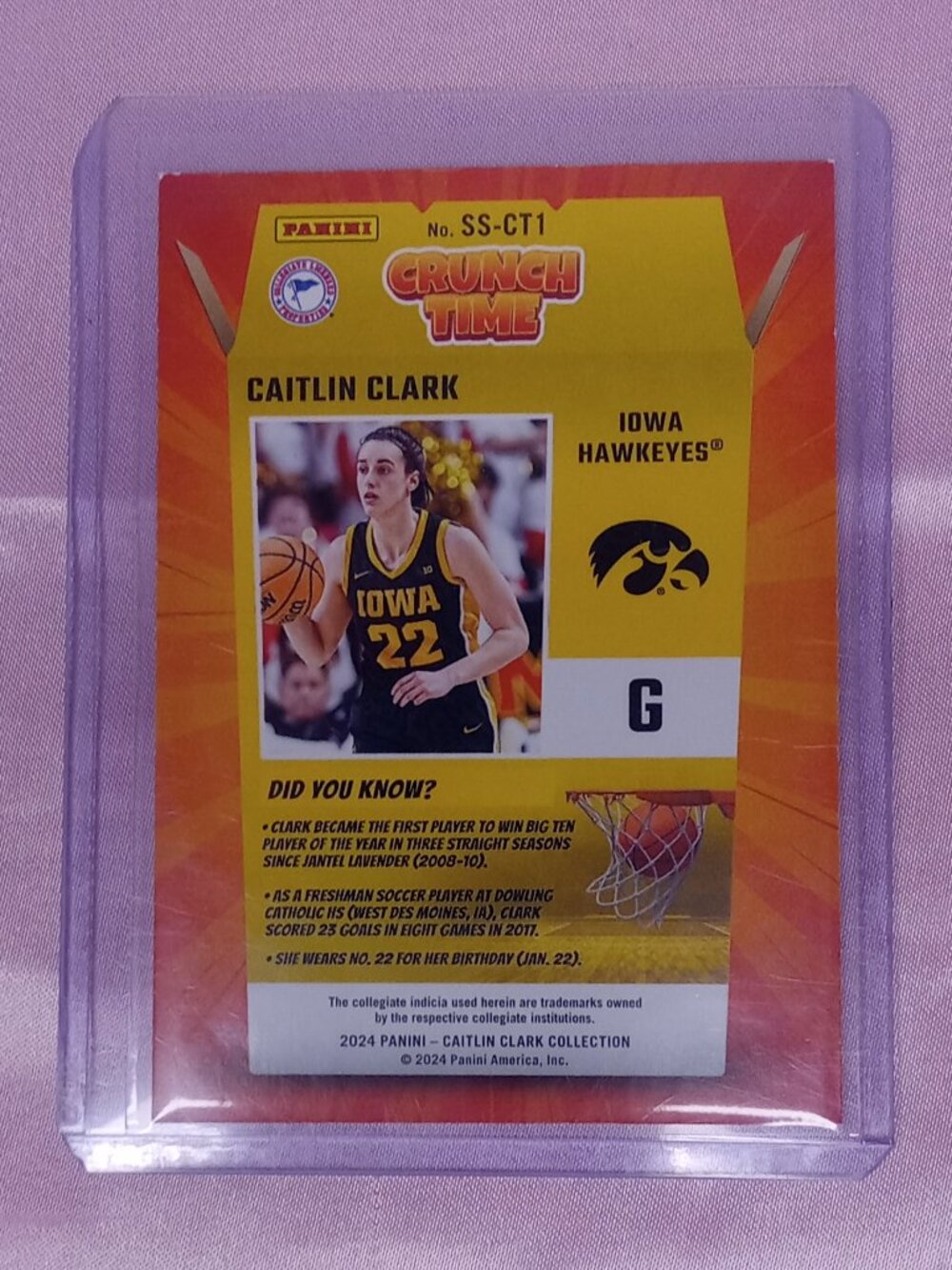 2024 Panini Caitlin Clark Crunch Time - Picture 2 of 2